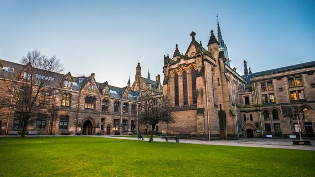 Large institution building with gothic architecture